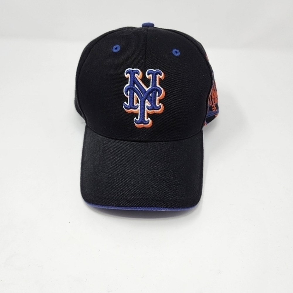 Twins Enterprise‎ Vintage New York Mets Black Orange Navy Baseball Hat